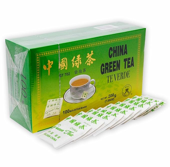 Chinese Green Tea Bags, 100 tea bags.